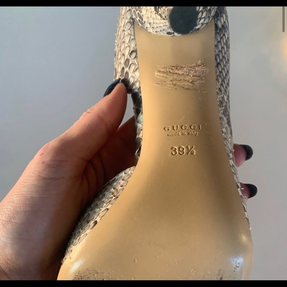 Authentic Gucci Python Heels - Picture 3 of 6